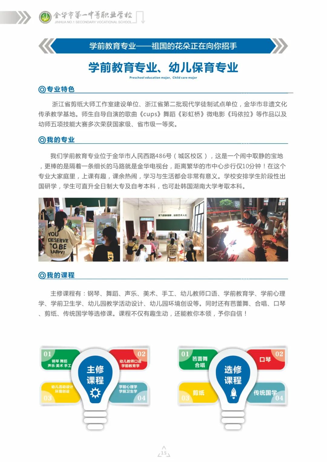 2020年金华市第一中等职业学校招生简章(图)(15) 2020年金华市第一中等职业学校招生简章(图)(15)